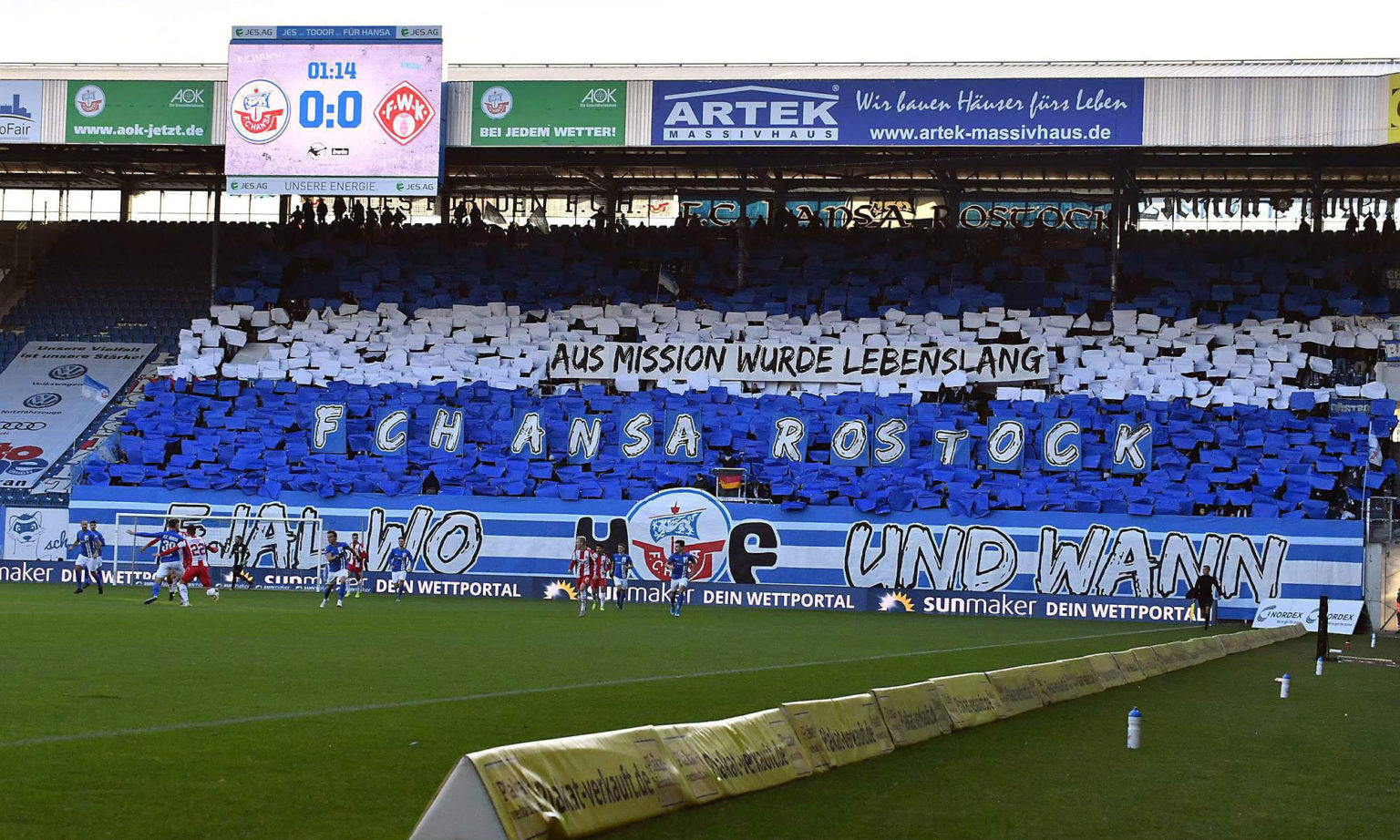 Hansa Rostock Choreos Im Ostseestadion Hansanews De