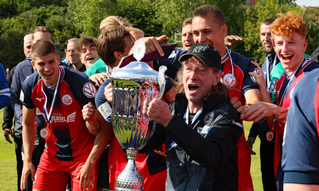 Andreas Thiem bei Hansa Rostock als Landespokalsieger 2025