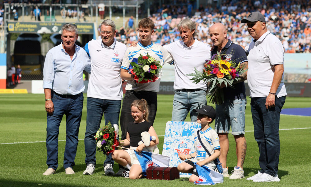 Verabschiedung von Axel Schulz im Ostseestadion