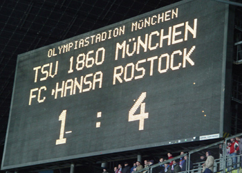 Für Hansa entstand mit dem 4:1-Auswärtssieg bei den Münchener Löwen ein neuer Vereinsrekord: vier Siege in Folge. Foto: Sebastian Ahrens