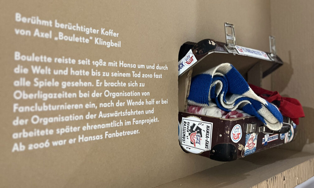 Koffer von Boulette bei der Hansa-Ausstellung 2025