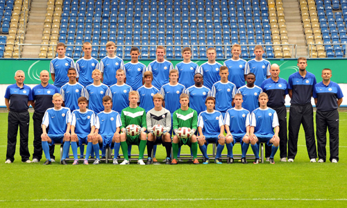Die B-Junioren des FC Hansa Rostock stehen derzeit auf dem dritten Tabellenplatz der NOFV-Regionalliga. Foto: Joachim Kloock