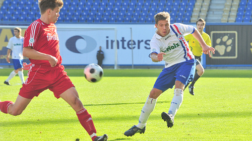 Gewohnt treffsicher präsentierte sich Angreifer Guido Kocer mit zwei Treffern gegen Holstein Kiel. Foto: Wolfgang Groß
