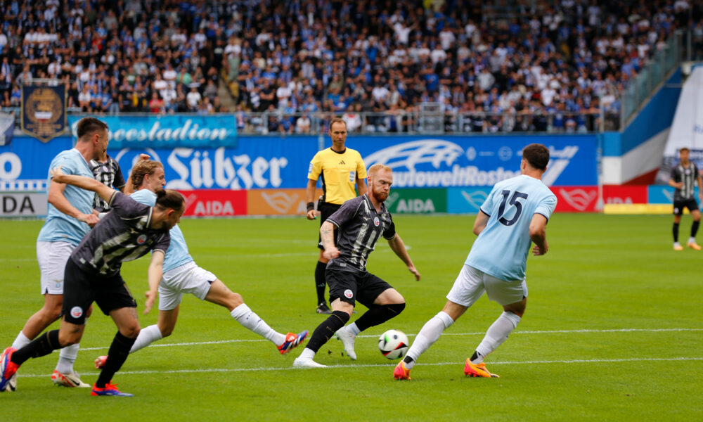 Hansa Rostock gegen Lazio Rom