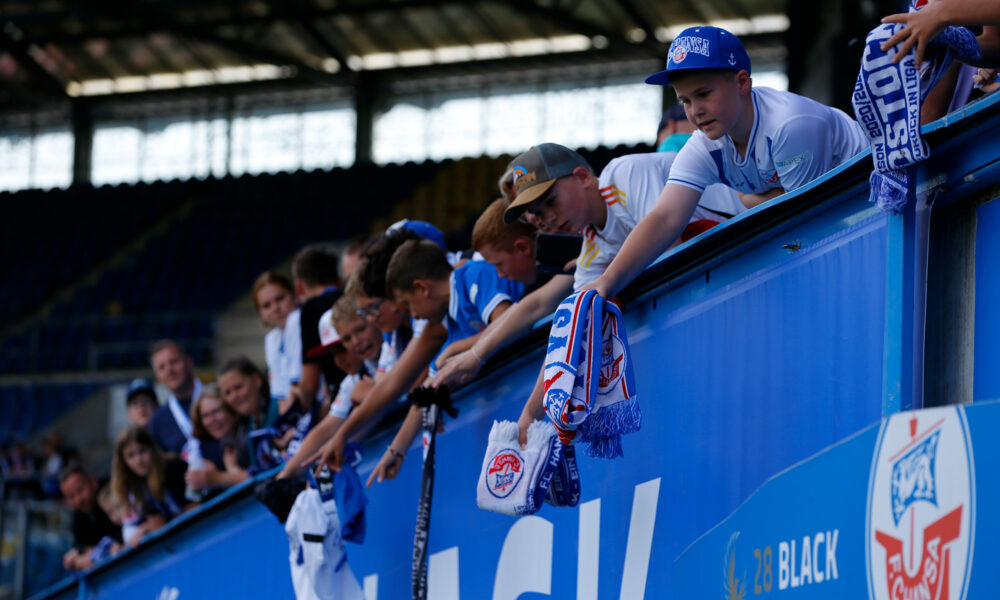 Hansa Rostock gegen Lazio Rom