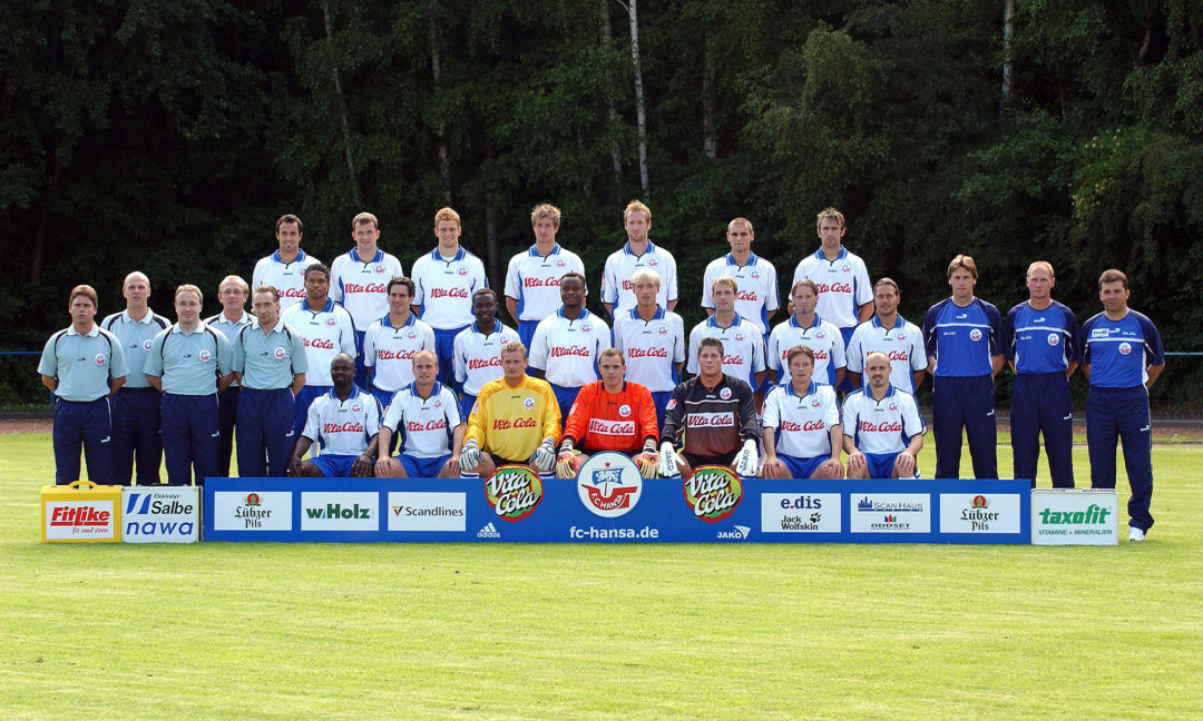 Mannschaftsfoto des FC Hansa Rostock 2004/2005