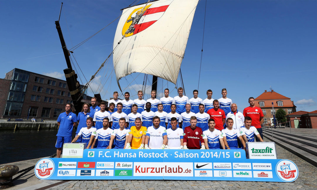 Mannschaftsfoto des FC Hansa Rostock 2014/2015