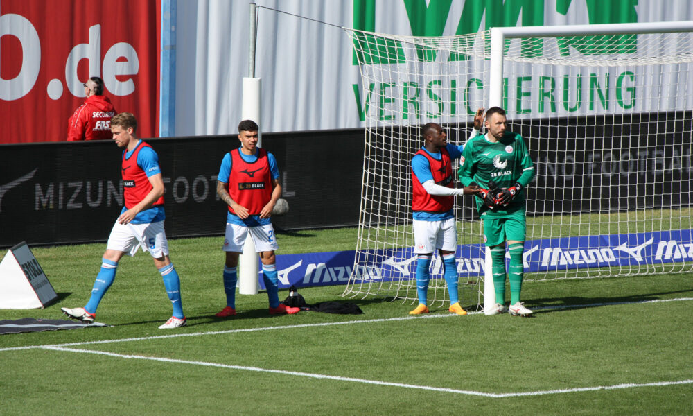 Hansa Rostock gegen SC Paderborn im Ostseestadion