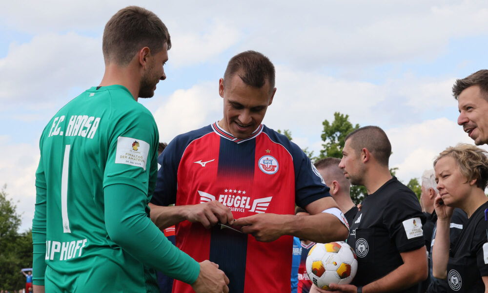 Landespokalfinale FC Hansa Rostock gegen SV Pastow