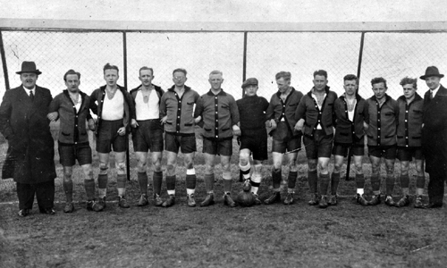 Fundstück aus dem RFC-Archiv: Die Ligamannschaft des Rostocker Sport-Club von 1895 im Jahr 1929.