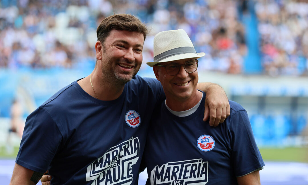 Marteria und Stefan "Paule" Beinlich