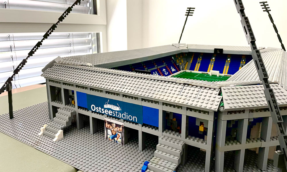 Ostseestadion aus Lego