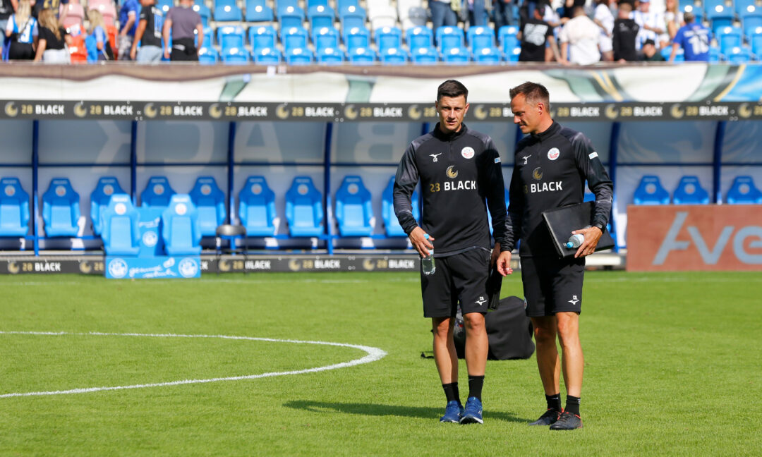 Simon Pesch und Marcus Rabenhorst bei Hansa Rostock