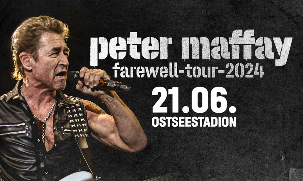 Peter Maffay am 21. Juni 2024 im Ostseestadion Rostock